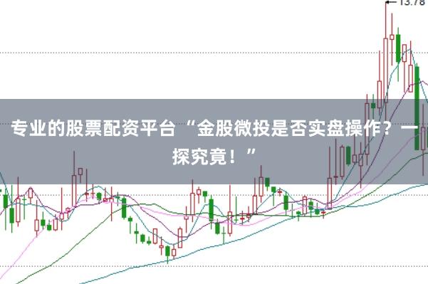 专业的股票配资平台 “金股微投是否实盘操作？一探究竟！”