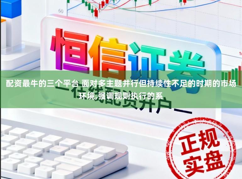 配资最牛的三个平台 面对多主题并行但持续性不足的时期的市场环境，强调规则执行的系
