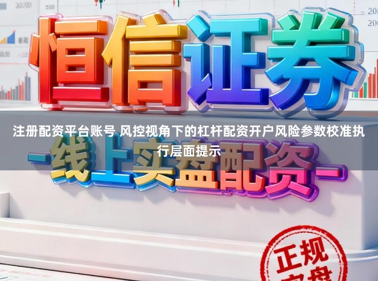 注册配资平台账号 风控视角下的杠杆配资开户风险参数校准执行层面提示
