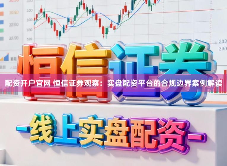 配资开户官网 恒信证券观察：实盘配资平台的合规边界案例解读
