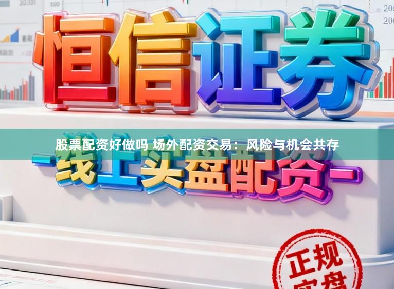 股票配资好做吗 场外配资交易：风险与机会共存
