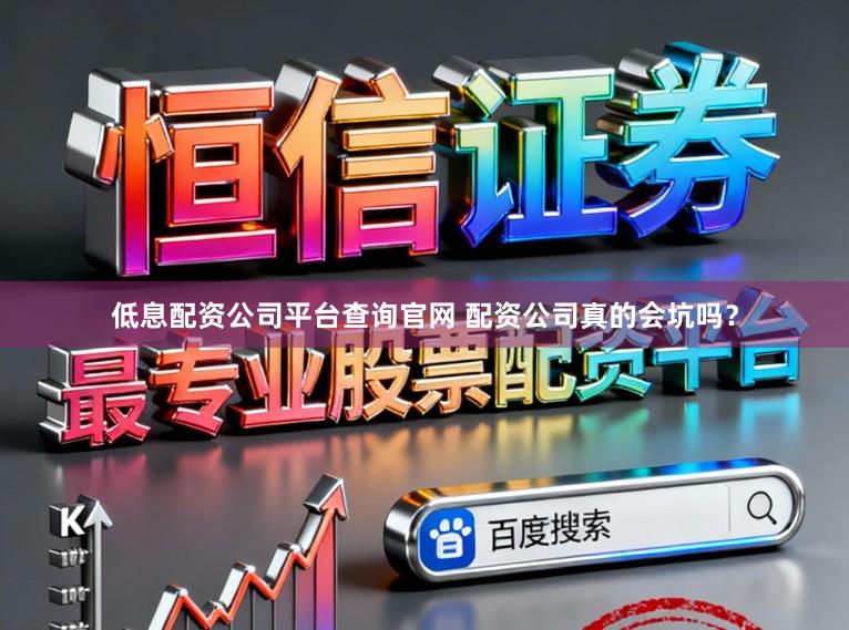 低息配资公司平台查询官网 配资公司真的会坑吗？